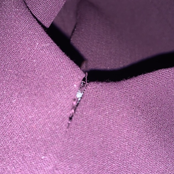 Aritzia Wilfred Burgundy dress - Picture 3 of 4